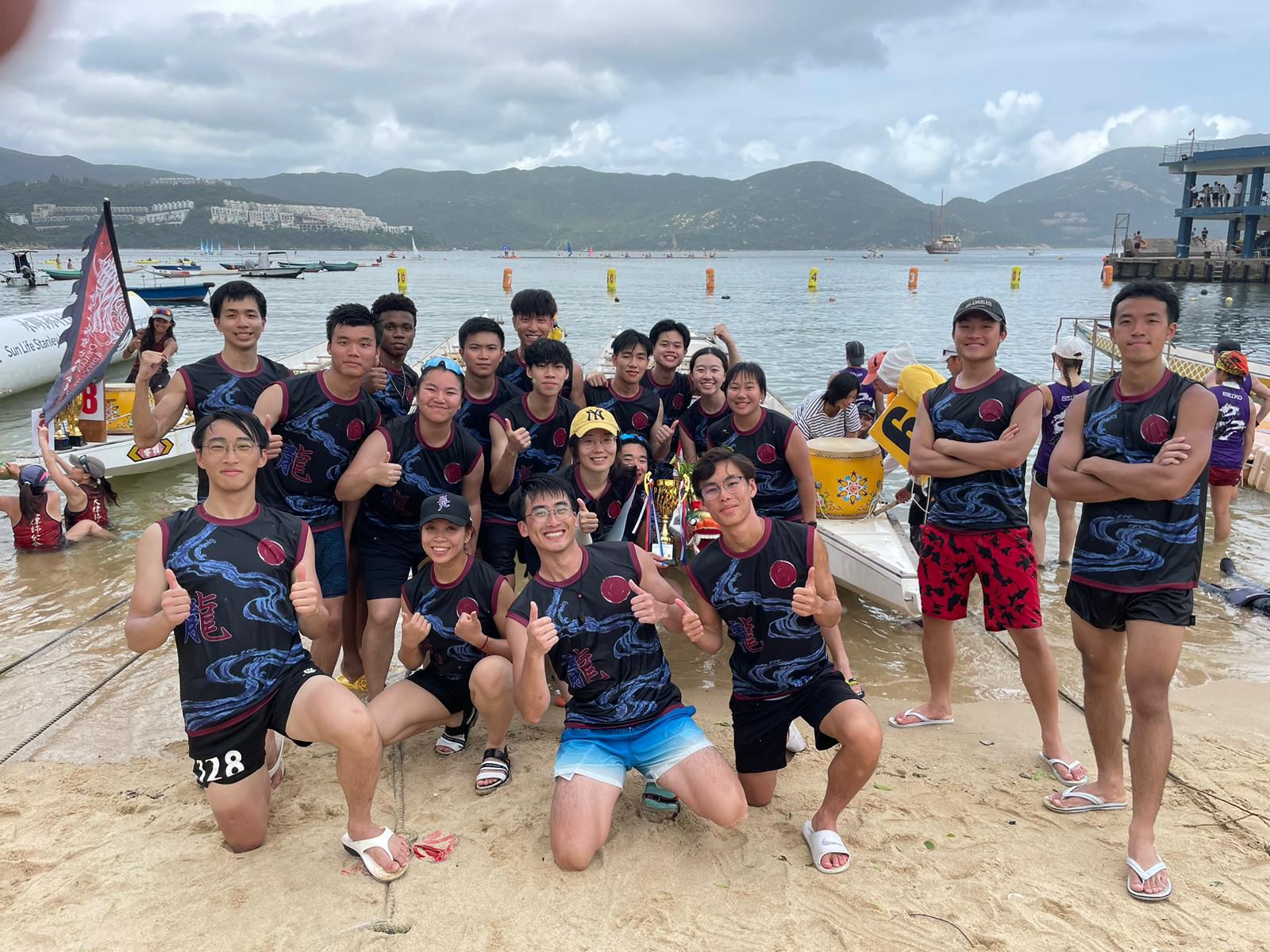 Ricci Hall dragon boat team